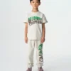 Tricou pentru copii cu logo arc în degrade Tricou pentru copii cu logo arc în degrade