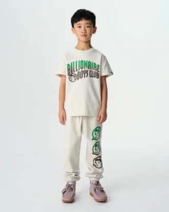 Tricou pentru copii cu logo arc în degrade