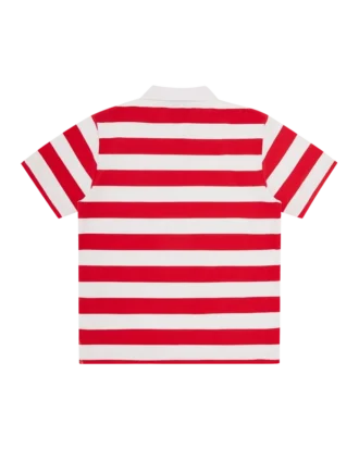 Tricou polo cu dungi și înghețată pentru femei