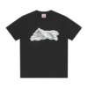 Tricou „Running Dog” cu model „Iced Out”