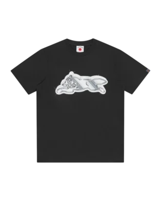 Tricou „Running Dog” cu model „Iced Out”